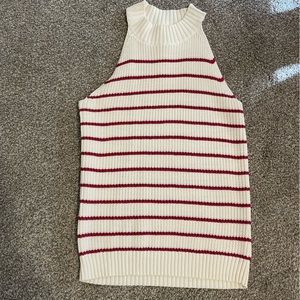Loft sleeveless sweater top. Size small. NWT